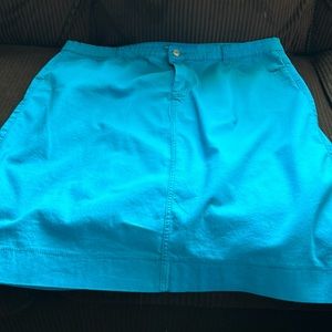 Jade Mackenzie ladies skirt size 22 length 26 inches color bluish green